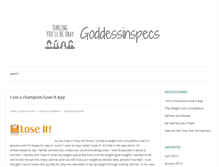 Tablet Screenshot of goddessinspecs.com